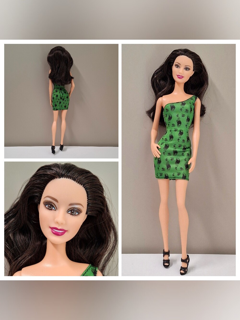 Mattel Barbie Fashionistas Raquelle Doll Beach Party Tropical 2013